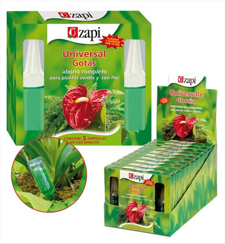 Abono universal gotas blister 5 und.